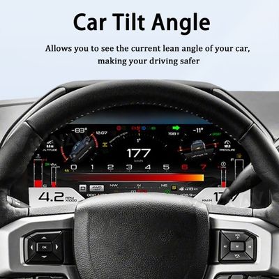 Viknav 13.1inch For Ford F150 2015-2022 LCD Digital Cluster Dashboard Panel Speedometer Screen Virtual Instrument Cluster Virtual Cockpit