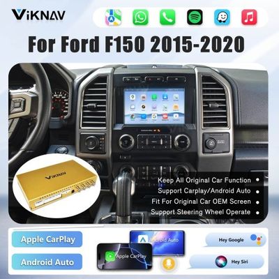 Aktualizacja Android Box For Ford F150 2015-2022 Bezprzewodowy ekran dotykowy Carplay GPS Nawigacja Multimedia Player Auto Stereo Head Unit SYNC2 i SYNC3
